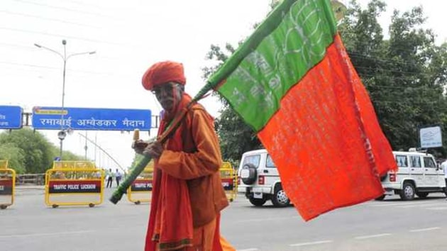 The BJP’s victory margin increased in 22 seats and in Indore and Hoshangabad, the margin was more than 500,000.(HT Photo)