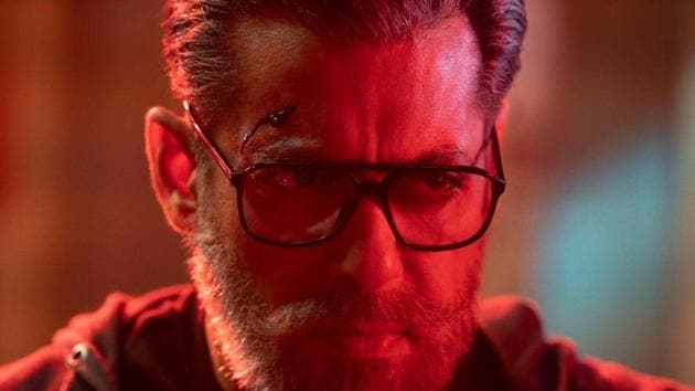Salman Khan plays an old man in thiss still from Bharat. Salman Khan plays an old man in thiss still from Bharat.