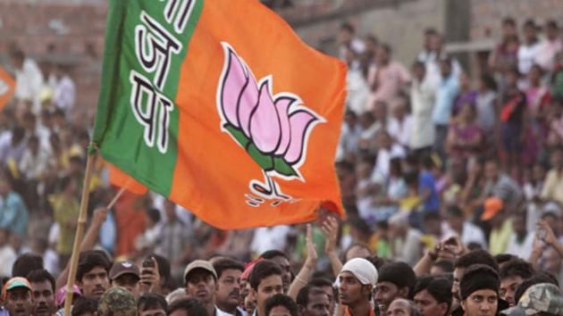 Poll analysts said, unlike the last polls, the vote share of the BJP will cross the 50% mark this year.(HT Photo)