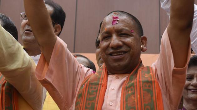 When the Bharatiya Janata Party (BJP) lost two key by-elections in eastern Uttar Pradesh in March last year, the spotlight was squarely focused on chief minister Yogi Adityanath.(Subhankar Chakraborty/HT PHOTO)