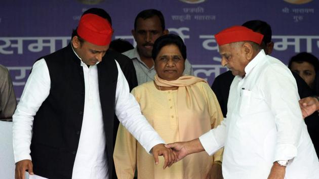 Even as the saffron wave swept the state, the alliance of the Samajwadi Party, Bahujan Samaj Party, and the Rashtriya Lok Dal alliance put up a fight in West UP winning at least half of the 14 seats of Meerut, Moradabad and Saharanpur divisions.(ANI)