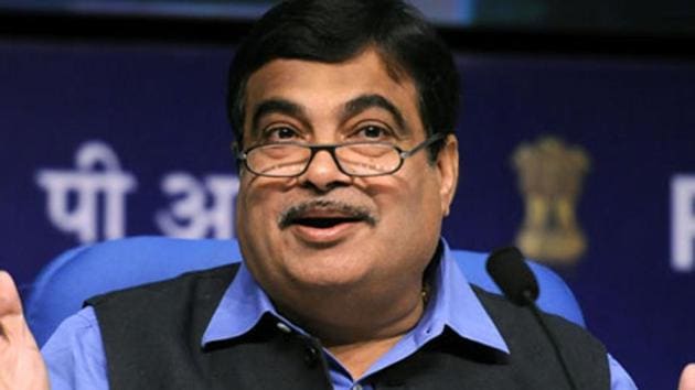 Union minister Nitin Gadkari was leading by 3,066 votes in Nagpur.(HT File Photo)