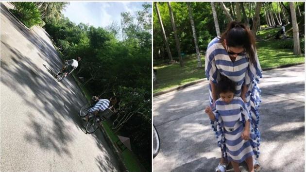 Shahid Kapoor and Mira Rajput are in Thailand with their kids.