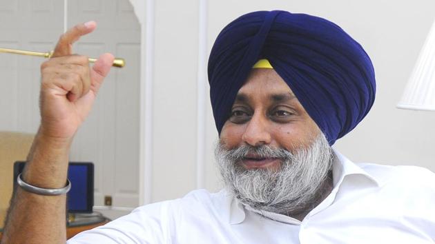In a move that surprised many, Sukhbir, an MLA from Jalalabad, took the poll plunge from the Ferozepur parliamentary seat.(HT Photo/Anil Dayal)