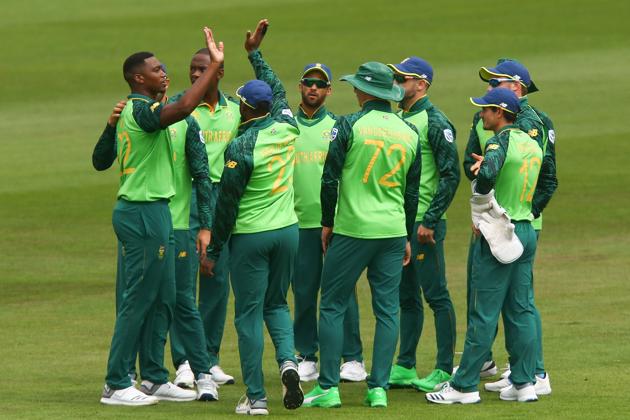 Lungi Ngidi reduced SL to 10/2 after taking the wickets of Kusal Perera and Lahiru Thirimanne (AFP) Lungi Ngidi reduced SL to 10/2 after taking the wickets of Kusal Perera and Lahiru Thirimanne (AFP)