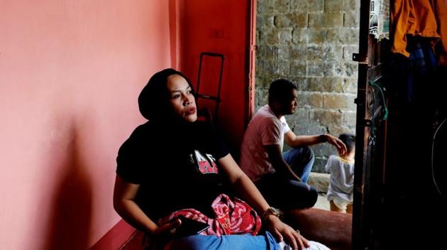 Noronisah Laba Gundarangin, 40, a mother of three, lives with four other families in her sister’s home. The 73,000 pesos ($1,385) her family received from government agencies isn’t enough for a small business. They have debts to pay and children to feed. She wonders what happened to all the help and money pledged by the international community when the war was in the spotlight. (Eloisa Lopez / REUTERS) Noronisah Laba Gundarangin, 40, a mother of three, lives with four other families in her sister’s home. The 73,000 pesos ($1,385) her family received from government agencies isn’t enough for a small business. They have debts to pay and children to feed. She wonders what happened to all the help and money pledged by the international community when the war was in the spotlight. (Eloisa Lopez / REUTERS)