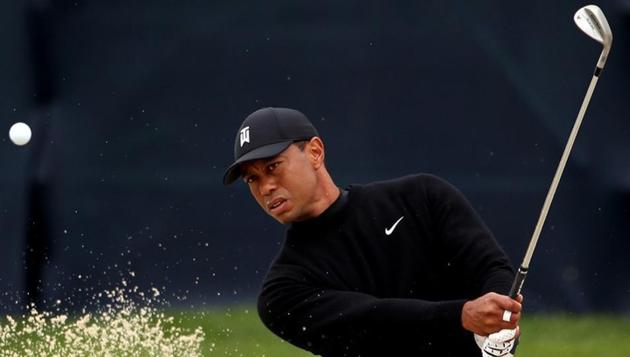 FILE PHOTO:Tiger Woods practices at the range for the PGA Championship golf tournament at Bethpage State Park - Black Course. Mandatory Credit:(USA TODAY Sports)