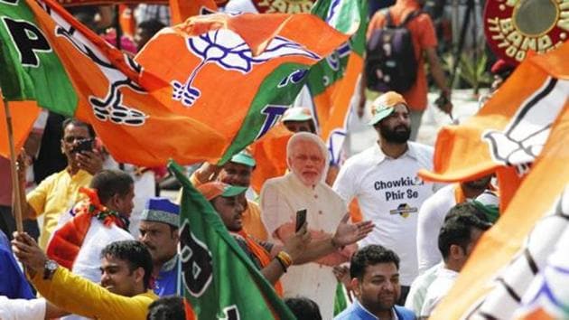 The Bharatiya Janata Party (BJP) made big inroads into West Bengal’s western and northern parts, two relatively under-developed areas of the state.(ANI) The Bharatiya Janata Party (BJP) made big inroads into West Bengal’s western and northern parts, two relatively under-developed areas of the state.(ANI)