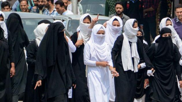 The BJP, which could not gain much in the Lok Sabha election in Kashmir, managed to get 86% of votes cast by migrants in the three Valley constituencies.(PTI file photo)