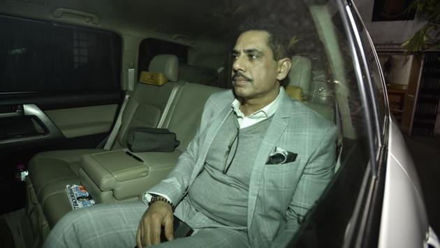 The Enforcement Directorate Friday moved the Delhi High Court seeking cancellation of anticipatory bail granted to Robert Vadra in a money laundering case. Vadra, brother-in-law of Congress president Rahul Gandhi, was granted anticipatory bail by a trial court here on April 1. Vadra is facing allegations of money laundering in purchase of a London-based property at 12, Bryanston Square worth 1.9 million pounds. (Sanjeev Verma / HT Archive)