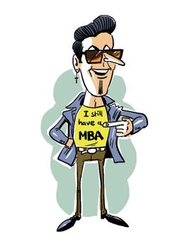 The rich boy with nothing to lose: Always has his sunglasses on, even indoors. Comes from a wealthy family, thinks web series are cool. Has an MBA in his back pocket as a Plan B. He’s quick to explain that his ‘British’ accent comes from the international school he went to in Delhi. (Illustration: sudhir shetty)