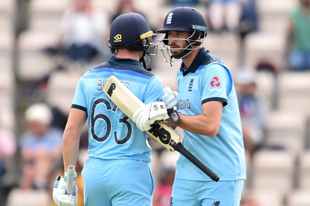 James Vince and Jos Buttler notched half-centuries for England. (AFP) James Vince and Jos Buttler notched half-centuries for England. (AFP)