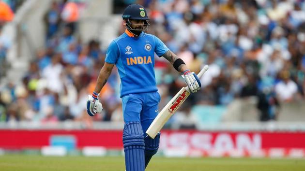 India's captain Virat Kohli walks back to the pavilion after getting out for 18 runs.(AFP) India's captain Virat Kohli walks back to the pavilion after getting out for 18 runs.(AFP)