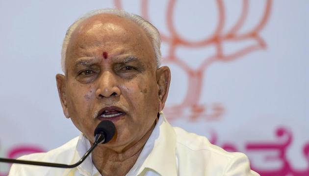 BJP Karnataka President BS Yeddyurappa(PTI file photo)