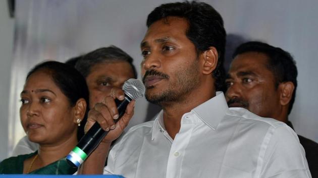 Newly-elected legislators of the YSR Congress Party (YSRCP) in Andhra Pradesh on Saturday unanimously elected party president YS Jagan Mohan Reddy as their leader, paving the way for his swearing-in as the new chief minister of the state. All 151 legislators, including Jagan Mohan Reddy, attended the meeting held at the latter’s residence at Tadepalli in the state capital region Amaravati. (ANI File) Newly-elected legislators of the YSR Congress Party (YSRCP) in Andhra Pradesh on Saturday unanimously elected party president YS Jagan Mohan Reddy as their leader, paving the way for his swearing-in as the new chief minister of the state. All 151 legislators, including Jagan Mohan Reddy, attended the meeting held at the latter’s residence at Tadepalli in the state capital region Amaravati. (ANI File)