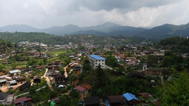 A general view of Mogok town. Myanmar’s ruby industry surged in the mid-90s when the former military junta first allowed in private companies that brought with them more industrial methods. But western sanctions hit hard. In 2008 the US closed a loophole that had allowed imports of gems from Myanmar -- despite 2003 sanctions on the industry -- in a bid to starve the junta of funds. (Ye Aung Thu / AFP)