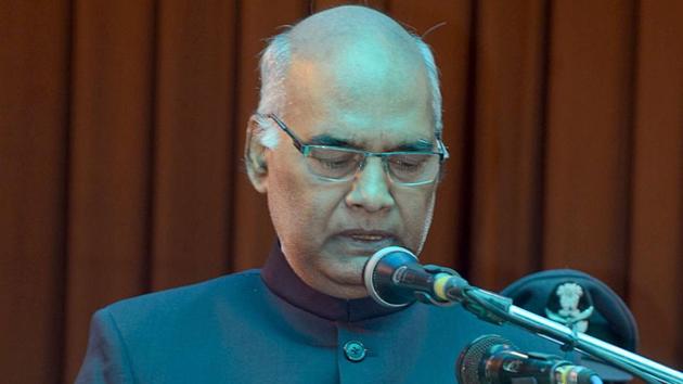 President Ram Nath Kovind Saturday dissolved the 16th Lok Sabha with immediate effect on recommendation of the Union cabinet.(HT Photo) President Ram Nath Kovind Saturday dissolved the 16th Lok Sabha with immediate effect on recommendation of the Union cabinet.(HT Photo)