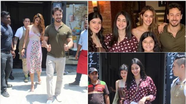 Disha Patani, Tiger Shroff, Shanaya Kapoor and Ananya Panday at Bastian.