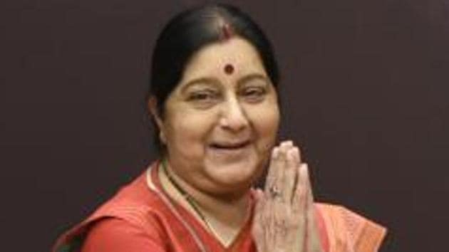 External Affairs Minister Sushma Swaraj on Sunday sought a report over the reported denial of visa extension to a German Padma Shri awardee who has threatened to return her award over the issue.(HT File Photo)