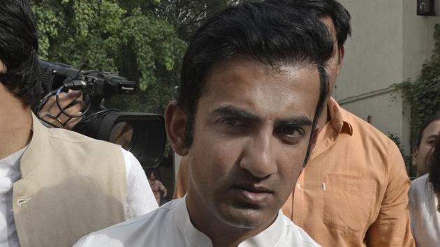 Former cricketer and BJP’s new East Delhi MP Gautam Gambhir on Saturday targeted Delhi chief minister Arvind Kejriwal for running a negative campaign against him in the recent Lok Sabha elections. (Sanchit Khanna/HT PHOTO) Former cricketer and BJP’s new East Delhi MP Gautam Gambhir on Saturday targeted Delhi chief minister Arvind Kejriwal for running a negative campaign against him in the recent Lok Sabha elections. (Sanchit Khanna/HT PHOTO)