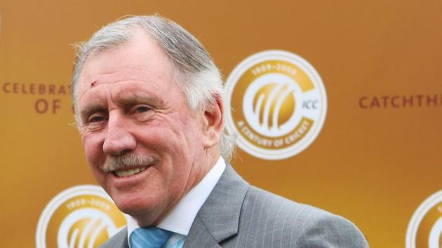 Ian Chappell of Australia is inducted into the ICC Cricket Hall of Fame by ICC President David Morgan during day two of the npower 1st Ashes Test Match between England and Australia at the SWALEC Stadium on July 9, 2009 in Cardiff, Wales. (Photo by Tom Shaw/Getty Images)(Getty Images) Ian Chappell of Australia is inducted into the ICC Cricket Hall of Fame by ICC President David Morgan during day two of the npower 1st Ashes Test Match between England and Australia at the SWALEC Stadium on July 9, 2009 in Cardiff, Wales. (Photo by Tom Shaw/Getty Images)(Getty Images)