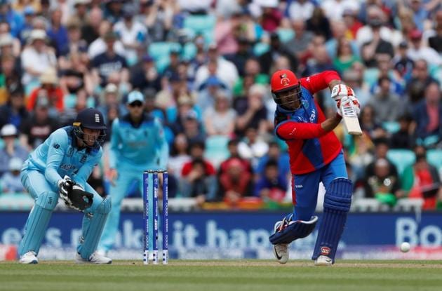 Mohammad Nabi’s innings of 44 runs from 42 balls helped Afghanistan post 160 runs on the board. (Action Images via Reuters) Mohammad Nabi’s innings of 44 runs from 42 balls helped Afghanistan post 160 runs on the board. (Action Images via Reuters)