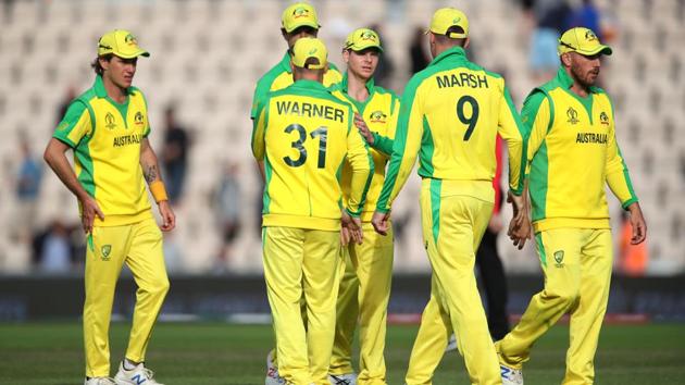 Australia's David Warner and Steve Smith with team mates after the match (Action Images via Reuters) Australia's David Warner and Steve Smith with team mates after the match (Action Images via Reuters)