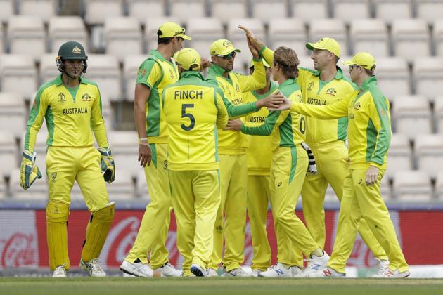 Adam Zampa was Australia’s pick of the bowlers with figures of 2/39 as Sri Lanka kept losing wickets at regular intervals. (AP) 