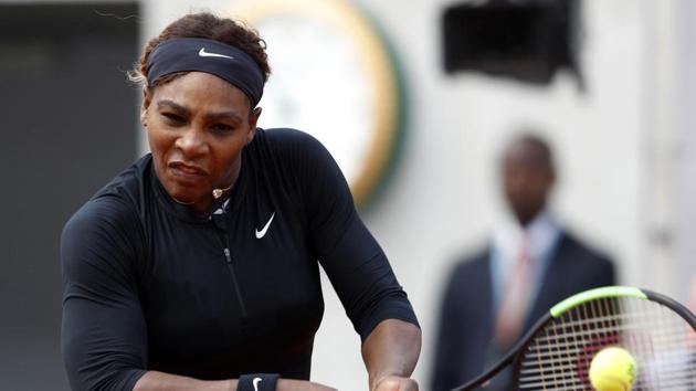 Serena Williams in action.(REUTERS)