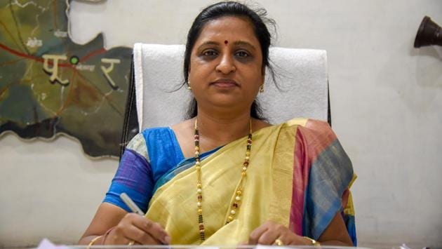 Meenakshi Raut, deputy director of education, Pune(Sanket Wankhade/HT PHOTO)