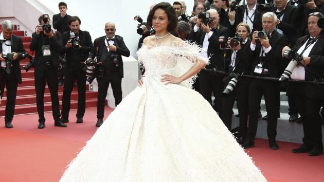 Actress Michelle Rodriguez at the premiere of the film 'Once Upon a Time in Hollywood' at the Cannes, 2019(Joel C Ryan/Invision/AP)