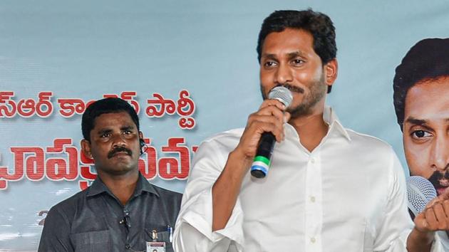 Jagan began revamping the administration within hours of securing the massive mandate in the elections.(PTI) Jagan began revamping the administration within hours of securing the massive mandate in the elections.(PTI)