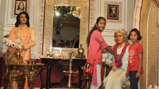 Guides who accompanied visitors to the museum told them about the life and achievements of Maharani Gayatri Devi, who belonged to the erstwhile Jaipur royal family.