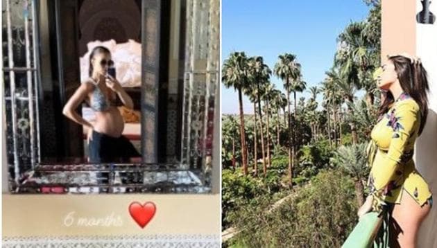 Amy Jackson and her boyfriend George Panayiotou are in Morocco on a holiday.
