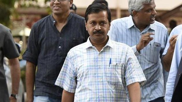 Chief minister Arvind Kejriwal on Monday asked his cabinet colleagues to submit progress reports of all flagship projects being undertaken by the Delhi government.(Sonu Mehta/HT PHOTO)