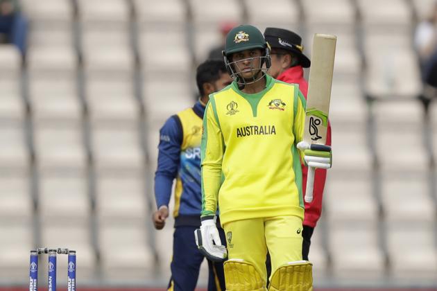 Australia's Usman Khawaja scored 89 runs off 105 balls as Australia won the match with 5.1 overs to spare. (AP) 