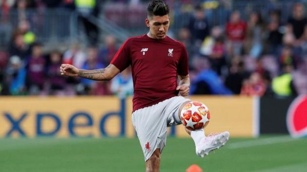 File image of Liverpool's Roberto Firmino.(REUTERS)