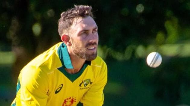 Australia's Glenn Maxwell catches the ball during the second of three warm-up cricket matches between New Zealand and Australia in Brisbane on May 8, 2019. (AFP) Australia's Glenn Maxwell catches the ball during the second of three warm-up cricket matches between New Zealand and Australia in Brisbane on May 8, 2019. (AFP)