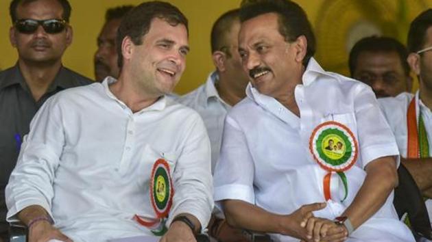 Stalin has been a supporter of Rahul Gandhi from even before the Lok Sabha elections. He was the first Congress ally to project Gandhi as the PM candidate way back in December 2018. (PTI PHOTO) Stalin has been a supporter of Rahul Gandhi from even before the Lok Sabha elections. He was the first Congress ally to project Gandhi as the PM candidate way back in December 2018. (PTI PHOTO)
