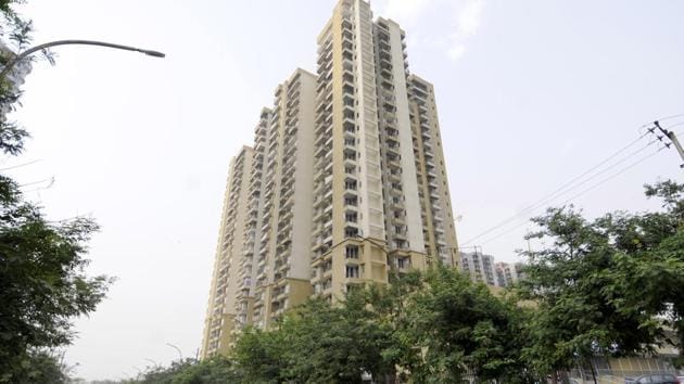 Unnati Fortune Group’s Aranya Unnati apartments in Noida sector 119(Sunil Ghosh / HT Photo)