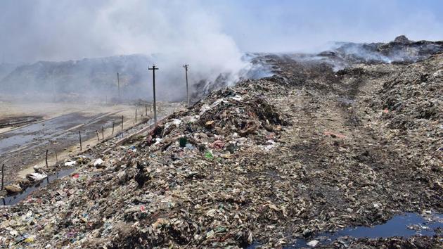 Almost 90% of debris floating on the oceans and lying on the beaches is plastic. (Photo by Gurminder Singh/Hindustan Times)