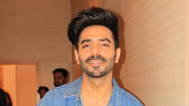 Aparshakti Khurana during a programme in Mumbai.(IANS)