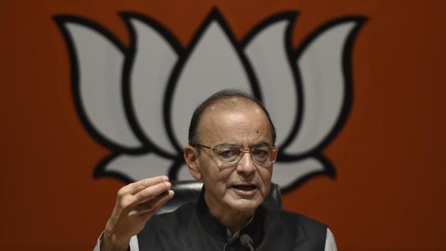 Finance Minister Arun Jaitley has written to Prime Minister Narendra Modi, asking him not to give him any responsibility in the new government due to health reasons. The finance minister’s letter, which he released on his Twitter handle, comes a day before PM Modi begins his second term in office. (Burhaan Kinu / HT File) Finance Minister Arun Jaitley has written to Prime Minister Narendra Modi, asking him not to give him any responsibility in the new government due to health reasons. The finance minister’s letter, which he released on his Twitter handle, comes a day before PM Modi begins his second term in office. (Burhaan Kinu / HT File)