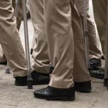 Six computer monitors were stolen by unidentified thieves from Delhi Police’s recruitment cell office at New Police Line in north Delhi’s Kingsway Camp.(Burhaan Kinu/HT PHOTO)