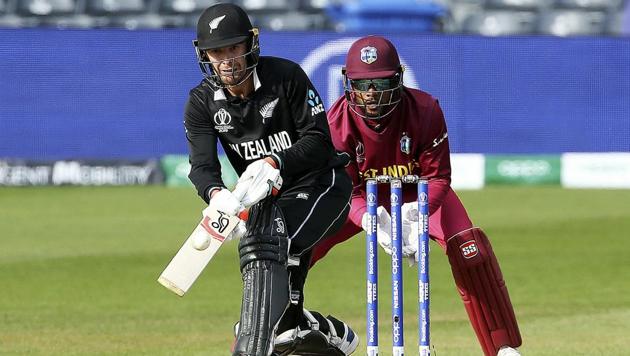 New Zealand's Tom Blundell hits out during the ICC Cricket World Cup Warm up match between New Zealand and the West Indies at the Bristol County Ground, Bristol, England, Tuesday, May 28, 2019(AP) New Zealand's Tom Blundell hits out during the ICC Cricket World Cup Warm up match between New Zealand and the West Indies at the Bristol County Ground, Bristol, England, Tuesday, May 28, 2019(AP)