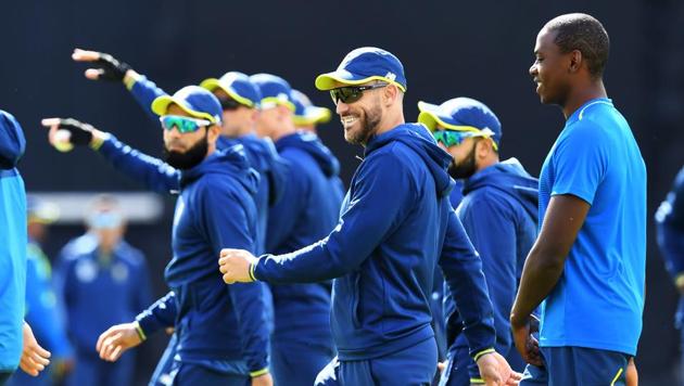 South Africa's captain Faf du Plessis takes part in a training session ahead of their opening match of the ICC Cricket World Cup against England, at The Oval in London on May 28, 2019 (AFP) South Africa's captain Faf du Plessis takes part in a training session ahead of their opening match of the ICC Cricket World Cup against England, at The Oval in London on May 28, 2019 (AFP)
