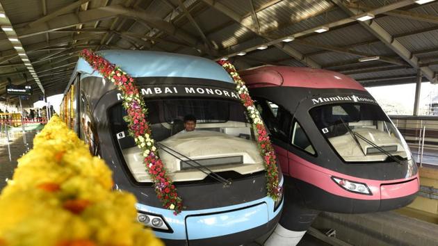 MMRDA plans to develop the area around the monorail depot at Wadala into a first-of-its-kind ‘walk-to-work hub’, as part of its transit-oriented development (TOD) plan.(HT File)