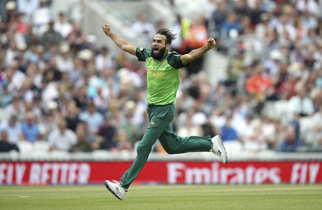 South Africa's Imran Tahir got his team off to a great start with the wicket of Jonny Bairstow in the first over. (AP) South Africa's Imran Tahir got his team off to a great start with the wicket of Jonny Bairstow in the first over. (AP)