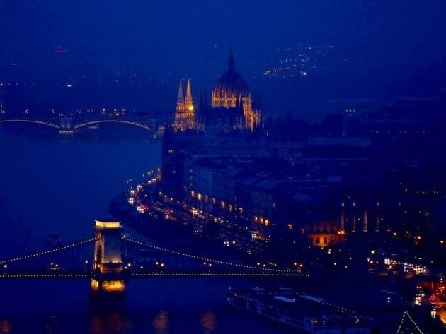 The sunken boat was located early Thursday near the Margit Bridge, not far from the neo-Gothic Parliament building on the Danube river bank.(Reuters File Photo)