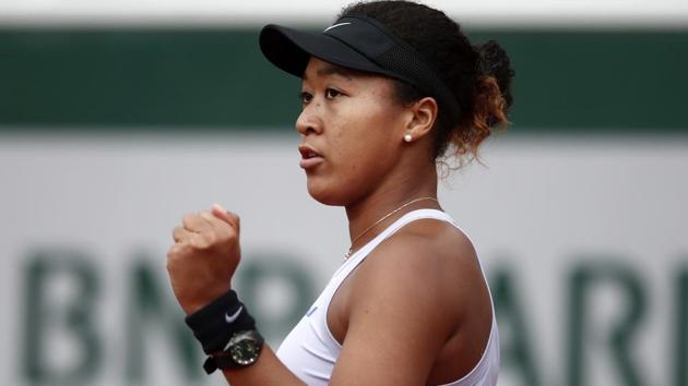 Japan's Naomi Osaka reacts during her second round match against Belarus' Victoria Azarenka. (REUTERS) Japan's Naomi Osaka reacts during her second round match against Belarus' Victoria Azarenka. (REUTERS)